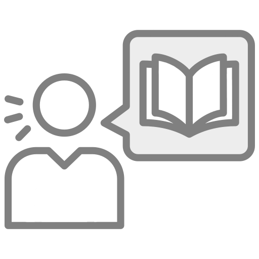 Symbol für Storytelling – Wissensvermittlung durch persönliche Beispiele und Erfahrungen